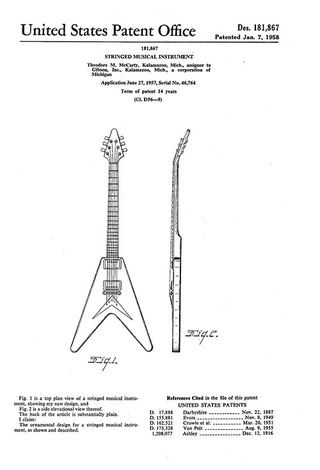 Illustration for article titled A Trio of Futuristic Guitars from 1958